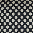 D.V. Kap Home Polka Dots Black  Fabric