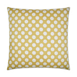 D.V. Kap Home Polka Dots Gold 24" x 24" Pillow Cover