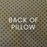 D.V. Kap Home Polka Dots Gold 24" x 24" Pillow Cover