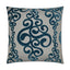 D.V. Kap Home Harpo Peacock 24" x 24" Pillow Cover