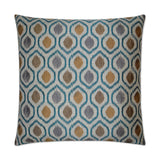 D.V. Kap Home Brandon Turquoise 24" x 24" Pillow Cover
