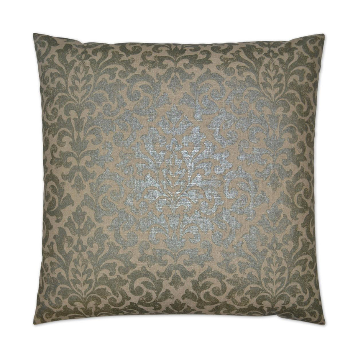 D.V. Kap Home Glam Packed Pewter 24" x 24" Pillow Cover