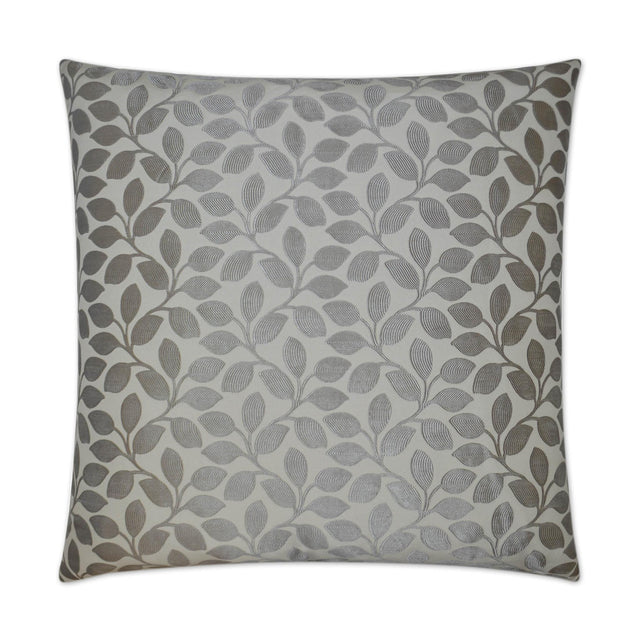 D.V. Kap Home Foliage Platinum 24" x 24" Pillow Cover