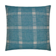 D.V. Kap Home Checkmate Turquoise 24" x 24" Pillow Cover