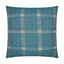 D.V. Kap Home Checkmate Turquoise 24" x 24" Pillow Cover
