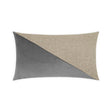 D.V. Kap Home Jefferson Lumbar Graphite 14" x 24" Pillow Cover