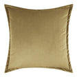 D.V. Kap Home Belvedere Flange Maize 24" x 24" Pillow Cover