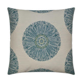 D.V. Kap Home Crillon Aqua 24" x 24" Pillow Cover
