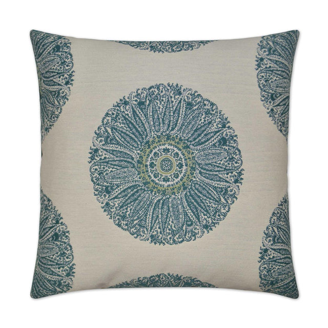 D.V. Kap Home Crillon Aqua 24" x 24" Pillow Cover