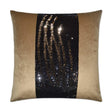 D.V. Kap Home Hylee II Black/Gold 24" x 24" Pillow Cover