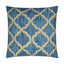 D.V. Kap Home Lustrous Lattice Indigo 24" x 24" Pillow Cover