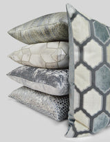 D.V. Kap Home Social Call Platinum 24" x 24" Pillow Cover
