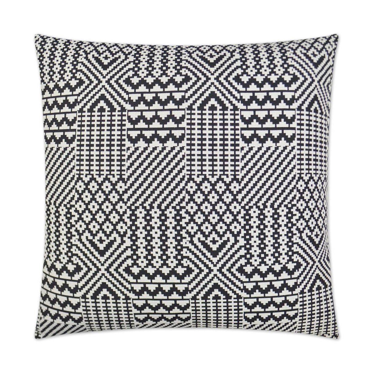 D.V. Kap Home Quilt Black 24" x 24" Pillow Cover