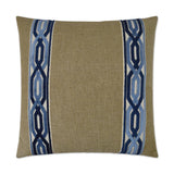 D.V. Kap Home Cannes Blue 24" x 24" Pillow Cover