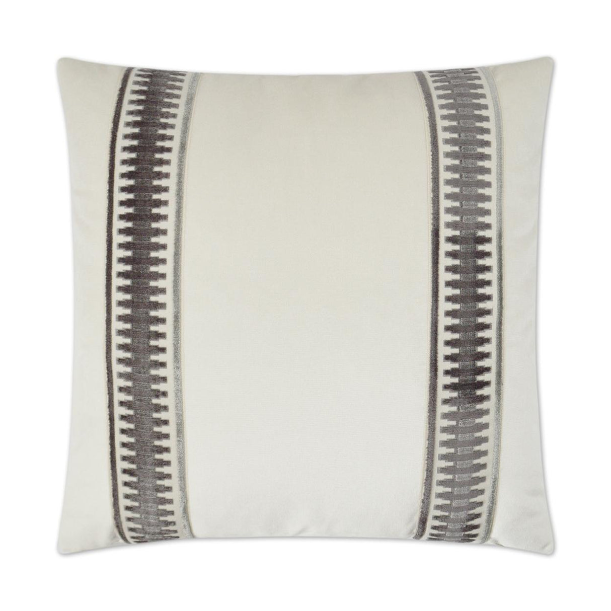 D.V. Kap Home Antibes Grey 24" x 24" Pillow Cover
