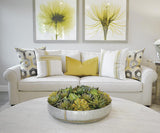 D.V. Kap Home Antibes Yellow 24" x 24" Pillow Cover