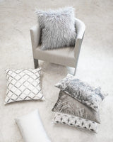 D.V. Kap Home Granville Silver 24" x 24" Pillow Cover