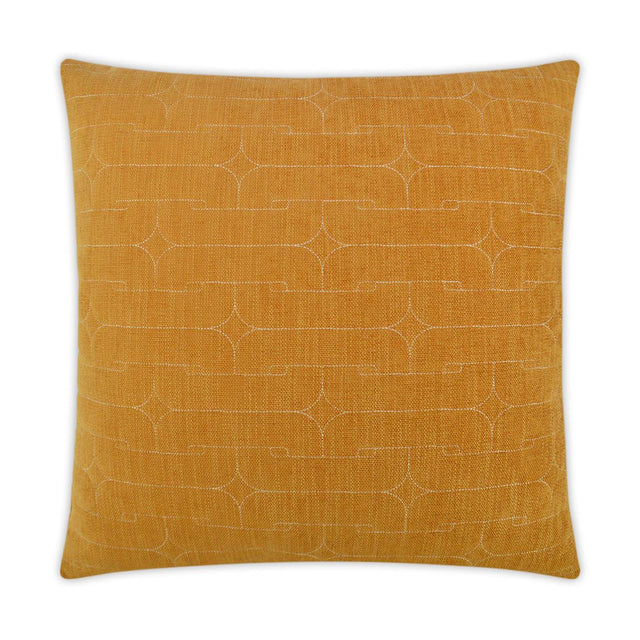 D.V. Kap Home Unchained Mustard 24" x 24" Pillow Cover