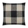 D.V. Kap Home Check Please Charcoal 24" x 24" Pillow Cover