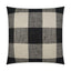 D.V. Kap Home Check Please Charcoal 24" x 24" Pillow Cover