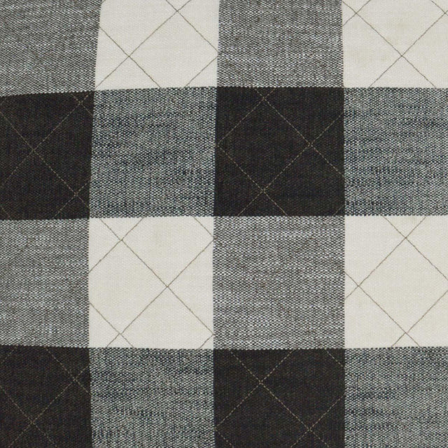 D.V. Kap Home Buffalo Quilt Grey  Fabric