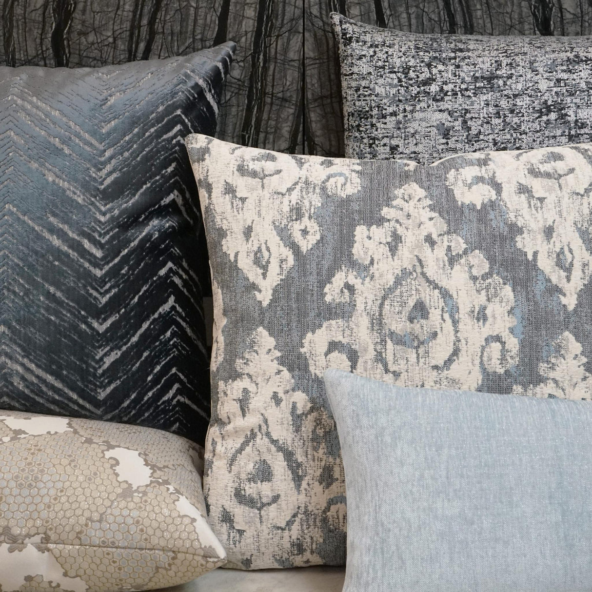 D.V. Kap Home Brilliance Sapphire 24" x 24" Pillow Cover