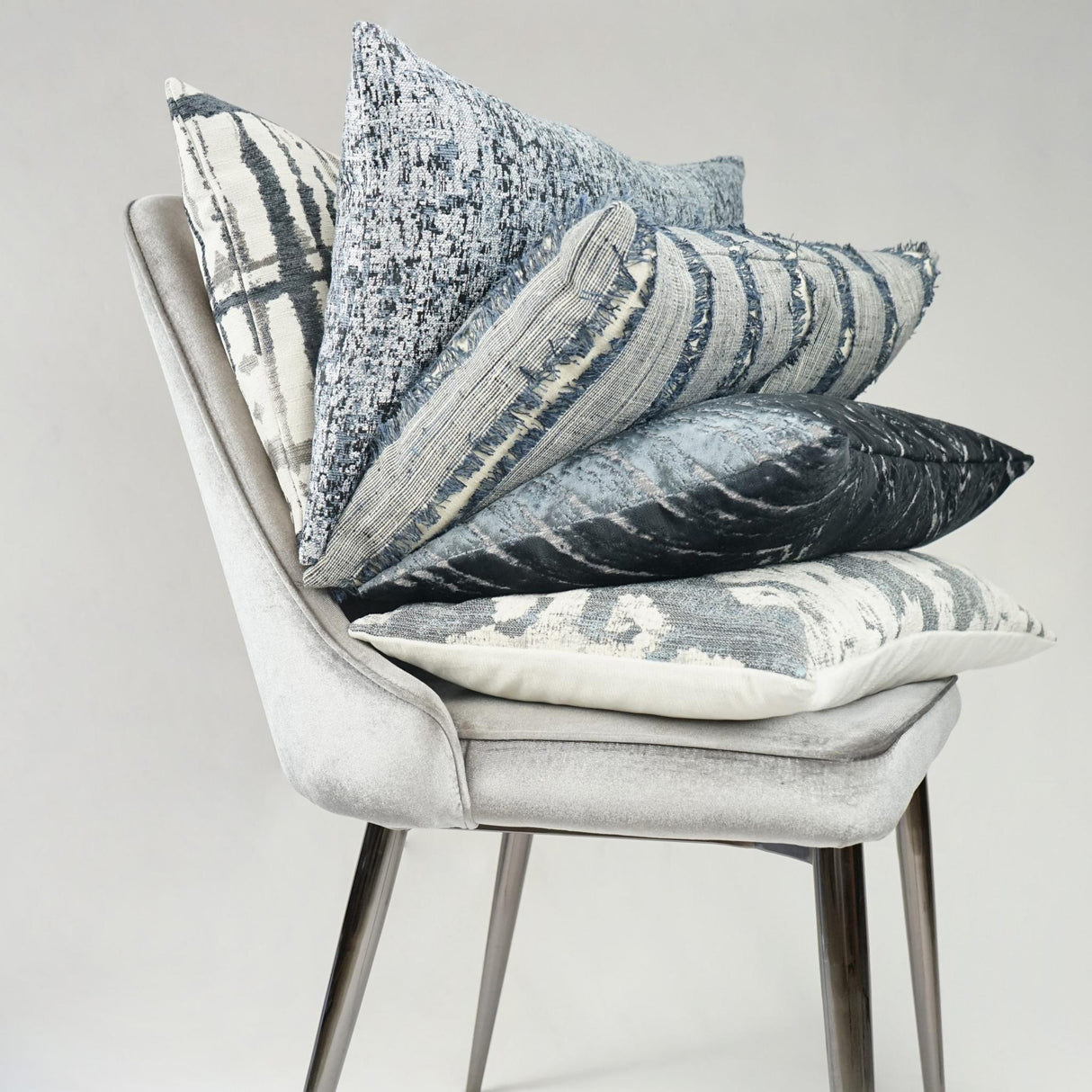 D.V. Kap Home Brilliance Sapphire 24" x 24" Pillow Cover
