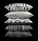 D.V. Kap Home Maddox Charcoal 24" x 24" Pillow Cover