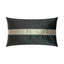 D.V. Kap Home Iridescence Band Lumbar Graphite 14" x 24" Pillow Cover