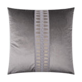 D.V. Kap Home Mati Velvet Smoke 24" x 24" Pillow Cover