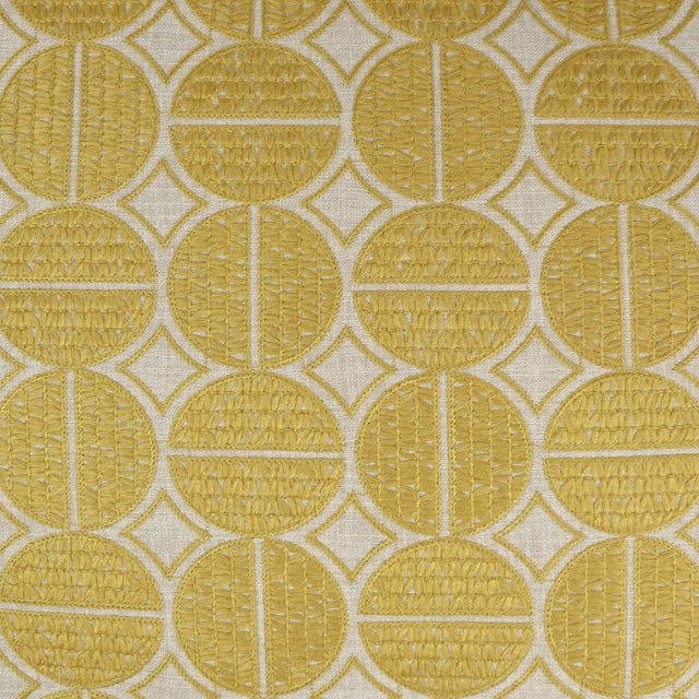 D.V. Kap Home Medallions Mustard  Fabric