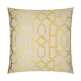 D.V. Kap Home Portico Gold 24" x 24" Pillow Cover