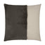 D.V. Kap Home St. Moritz Grey Brown 24" x 24" Pillow Cover