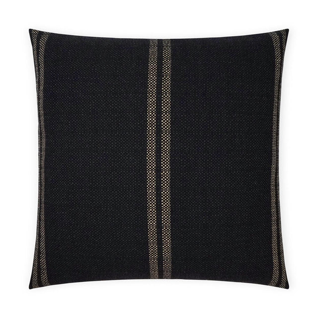 D.V. Kap Home Vendella Black 24" x 24" Pillow Cover