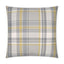 D.V. Kap Home Tartan Charcoal 24" x 24" Pillow Cover