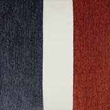 D.V. Kap Home Ridges Band Cadet/Paprika 24" x 24" Pillow Cover