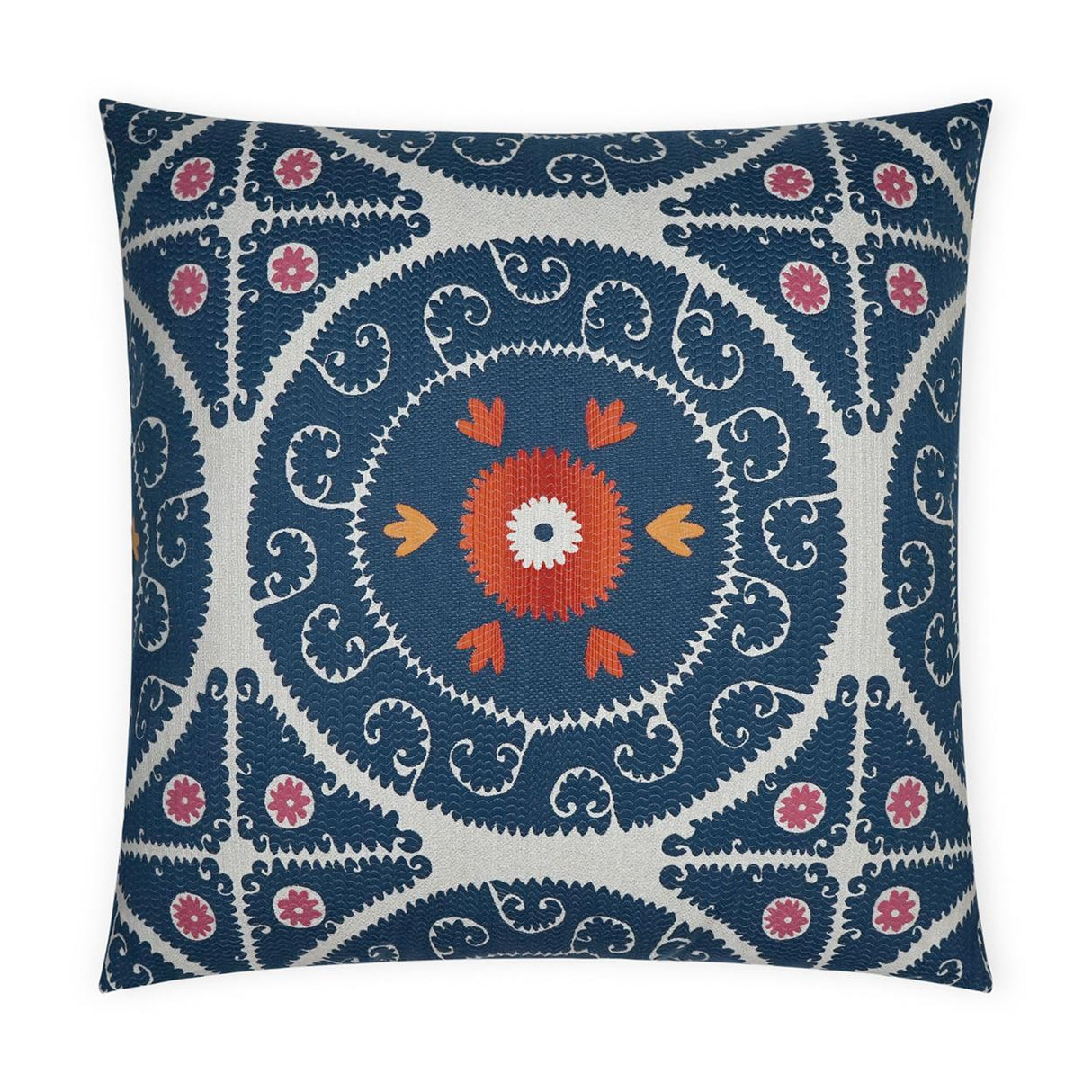 D.V. Kap Home Suzandozi Denim 24" x 24" Pillow Cover