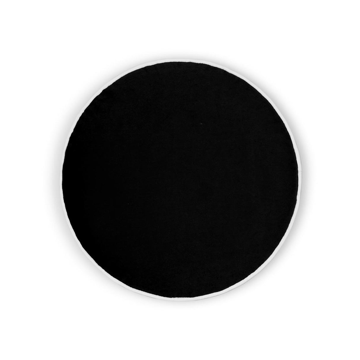 D.V. Kap Home Posh Circle Black 18" x 18" Pillow Cover