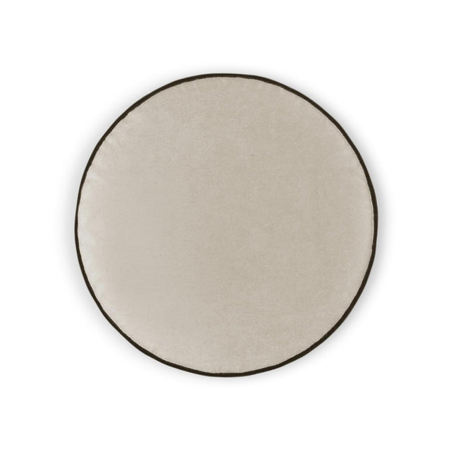 D.V. Kap Home Posh Circle Ivory 18" x 18" Pillow Cover