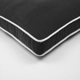 D.V. Kap Home Posh Box Charcoal 22" x 22" Pillow Cover