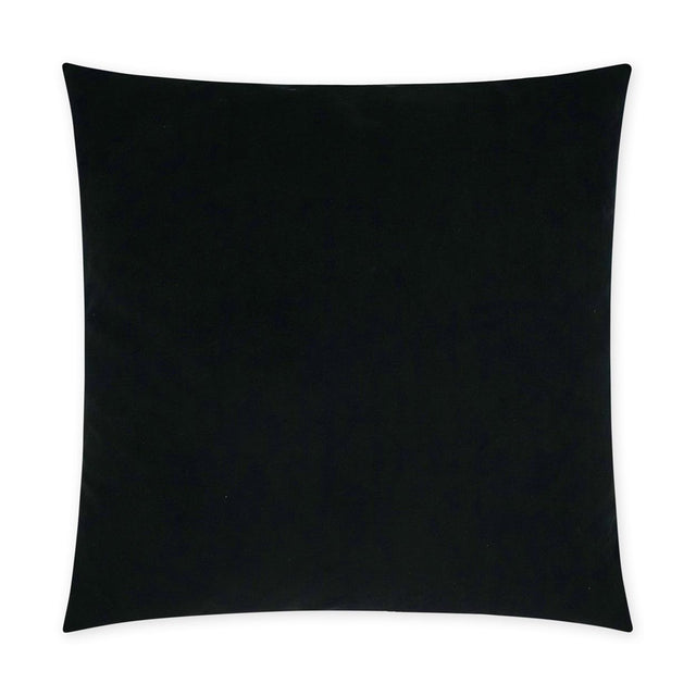 D.V. Kap Home Posh Duo Black 24" x 24" Pillow Cover