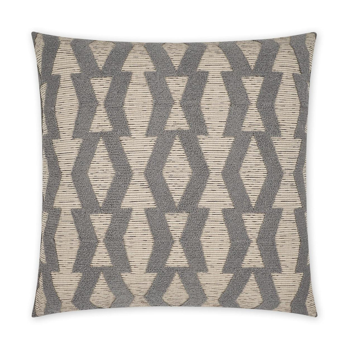 D.V. Kap Home Bold Appeal Ash 24" x 24" Pillow Cover