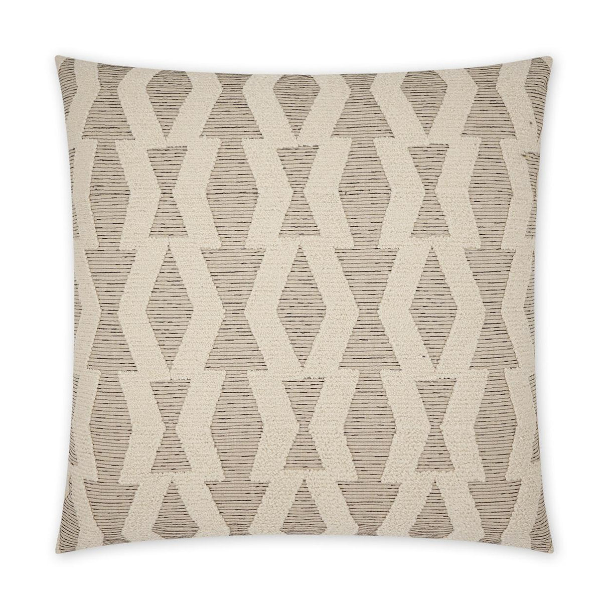 D.V. Kap Home Bold Appeal Cream 24" x 24" Pillow Cover