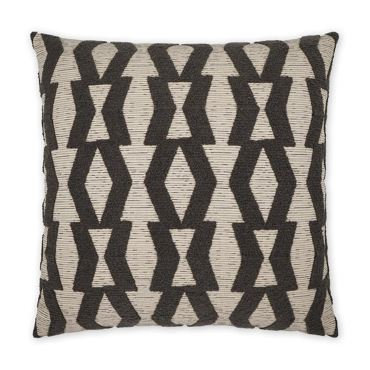 D.V. Kap Home Bold Appeal Truffle 24" x 24" Pillow Cover