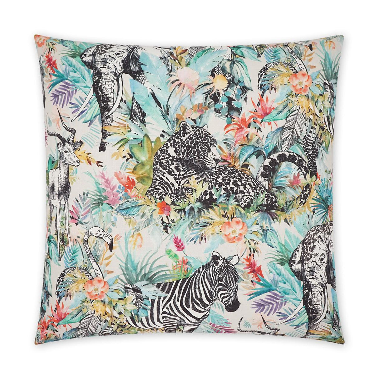 D.V. Kap Home Jurassica Oasis 24" x 24" Pillow Cover
