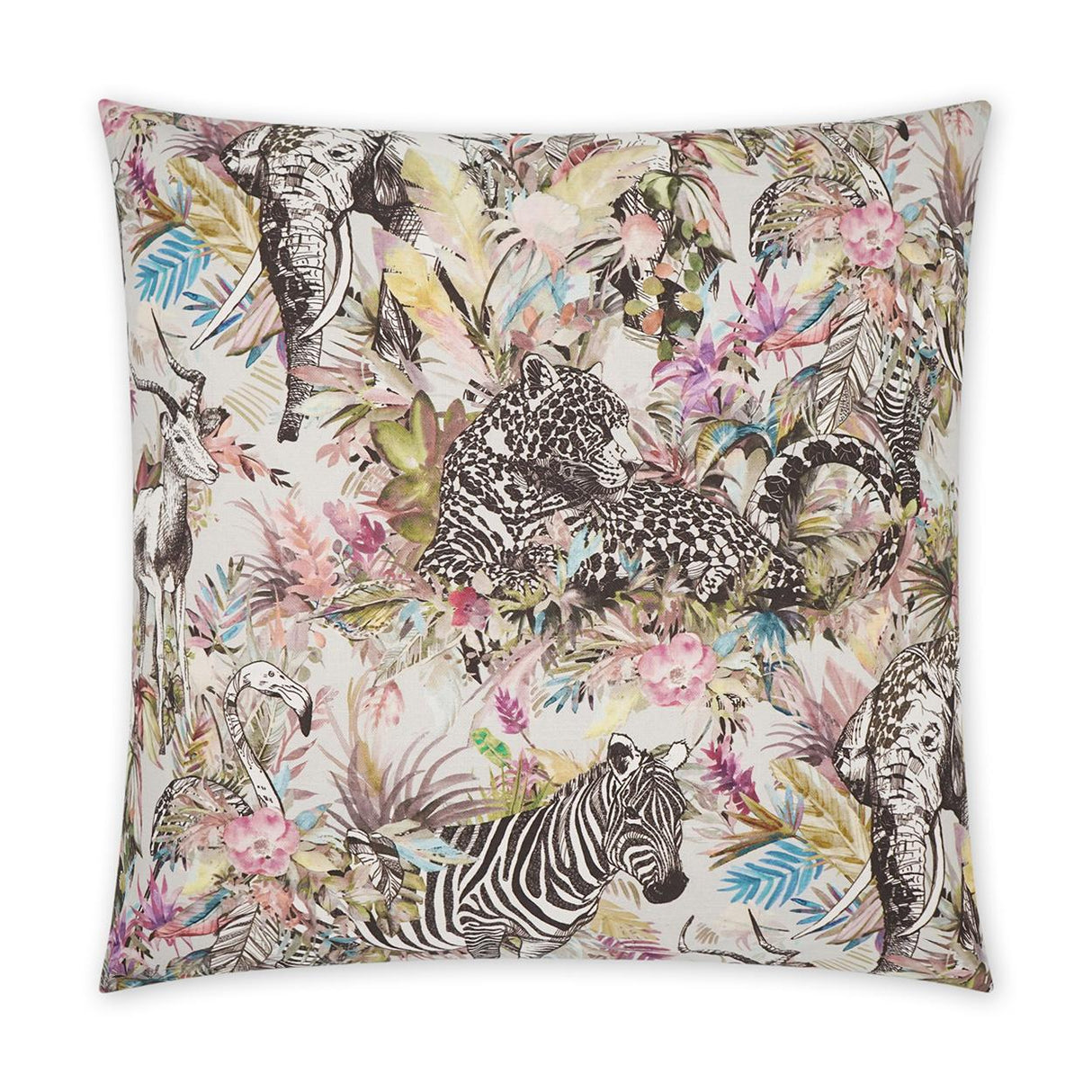 D.V. Kap Home Jurassica Potpourri 24" x 24" Pillow Cover