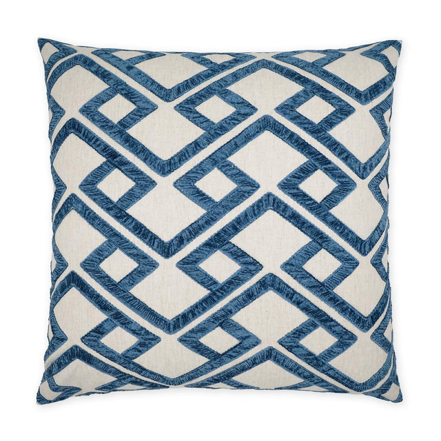 D.V. Kap Home Accolade Blue 24" x 24" Pillow Cover