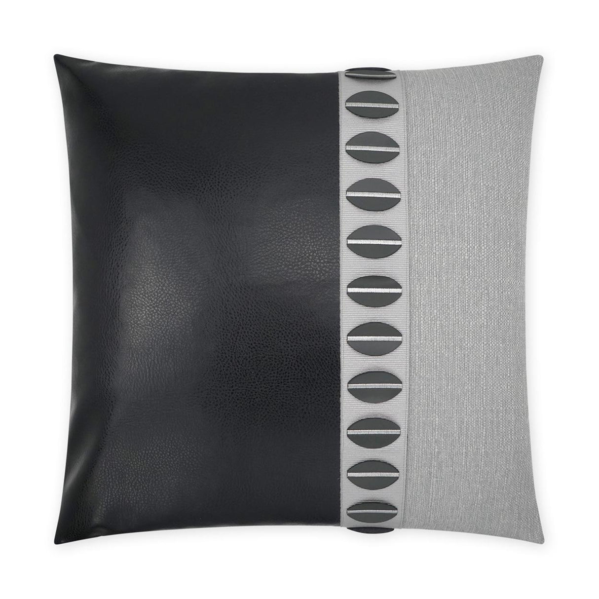 D.V. Kap Home Paros Black 24" x 24" Pillow Cover