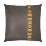 D.V. Kap Home Paros Mustard 24" x 24" Pillow Cover