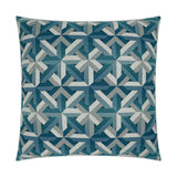D.V. Kap Home Edifice Sapphire 24" x 24" Pillow Cover
